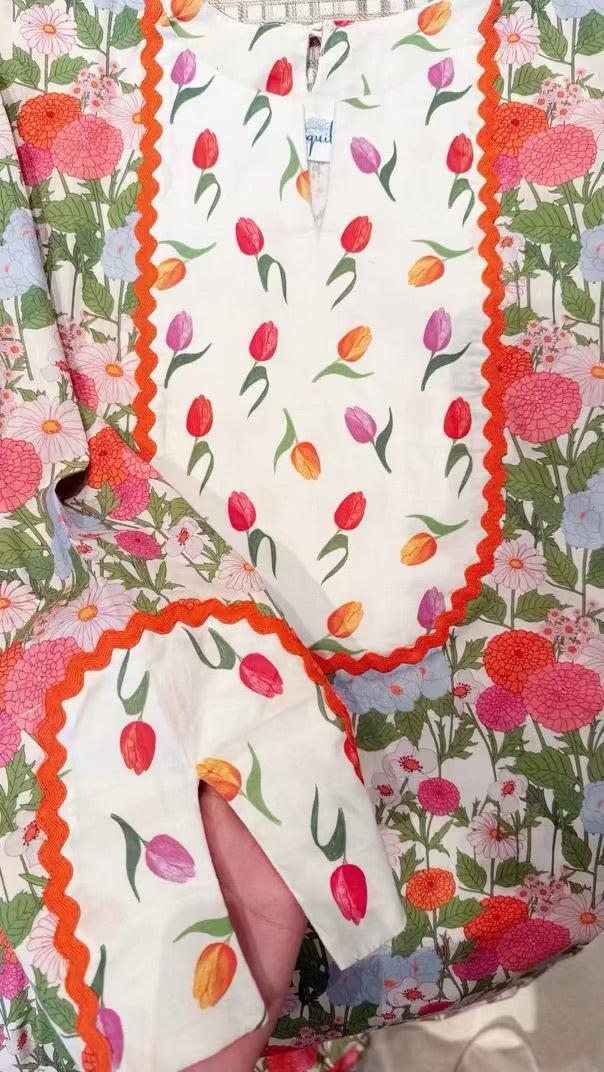 Sey Shells Floral Jalabiya