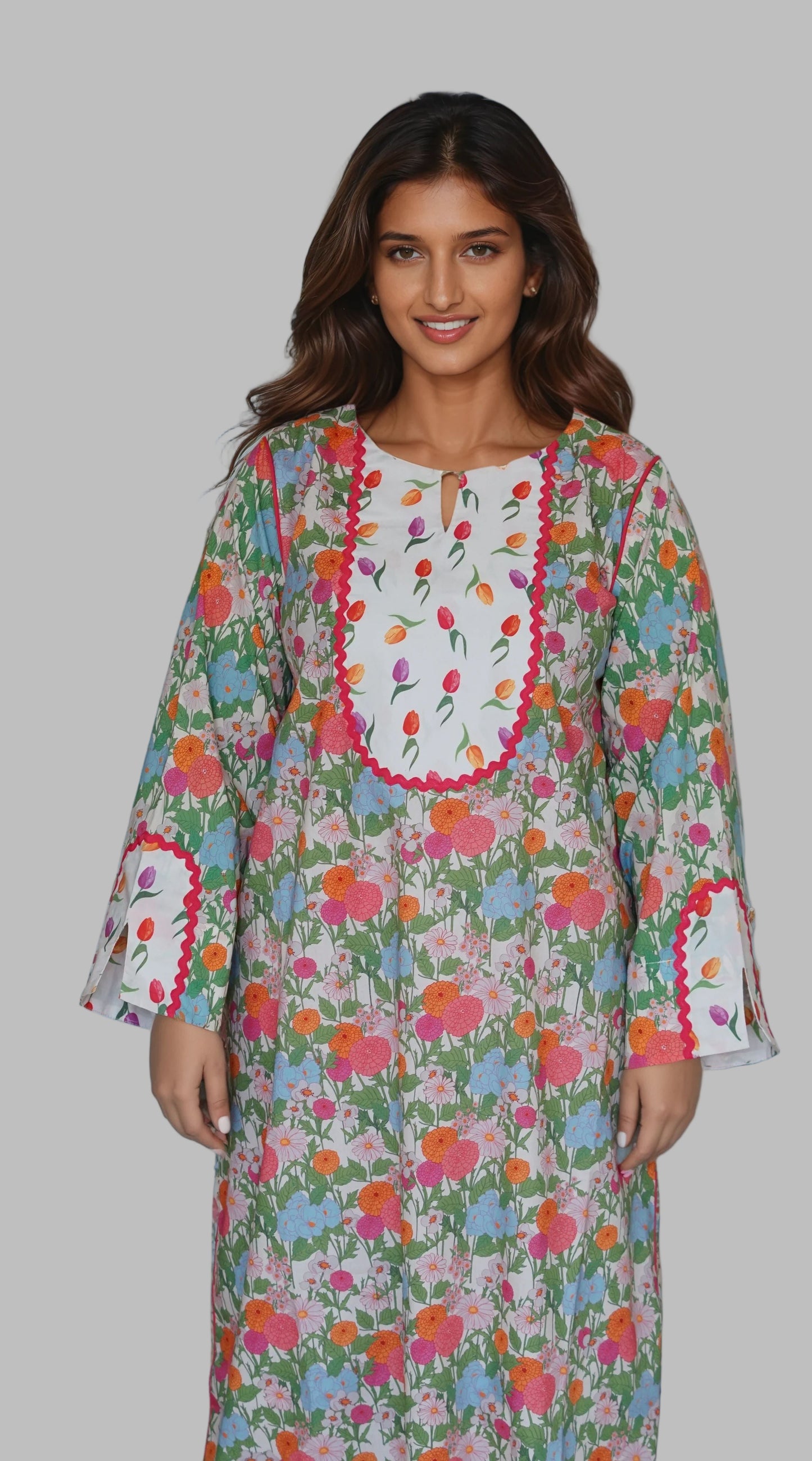 Sey Shells Floral Jalabiya